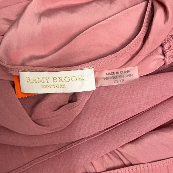 Ramy Brook Blush Pink Halter Maxi Dress. #1355 - Picture 5 of 6